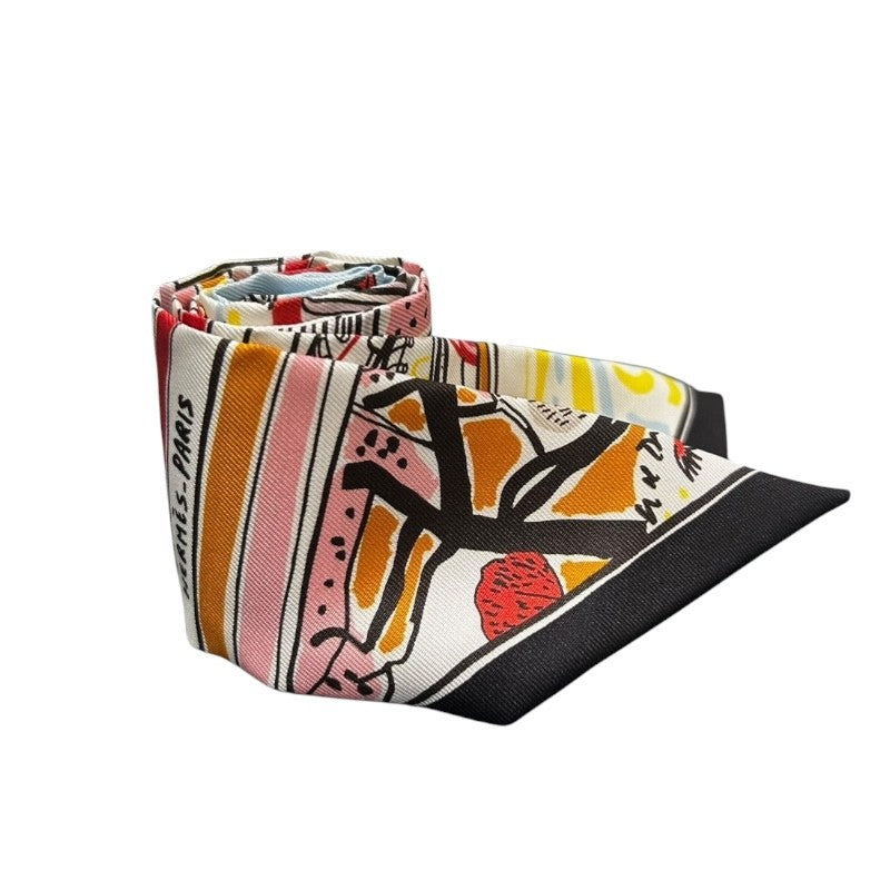 エルメス HERMES ツイリー 　RAYURES D`ETE シルク レディース スカーフ