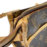 ルイ・ヴィトン LOUIS VUITTON ポパンクール・ロン M40008 ブラウン　ゴールド金具  モノグラム レディース ショルダーバッグ