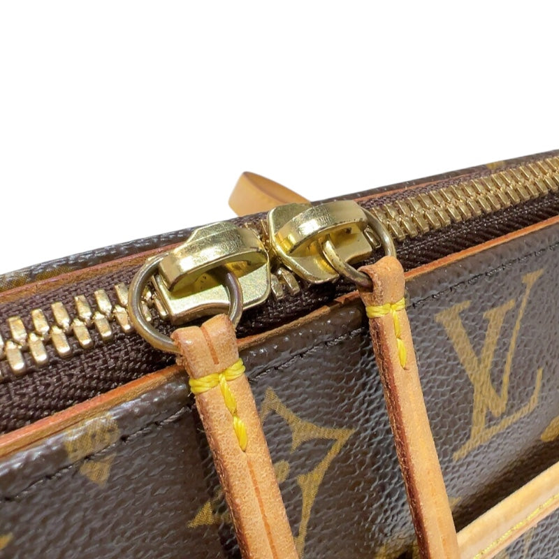 ルイ・ヴィトン LOUIS VUITTON ポパンクール・ロン M40008 ブラウン　ゴールド金具  モノグラム レディース ショルダーバッグ