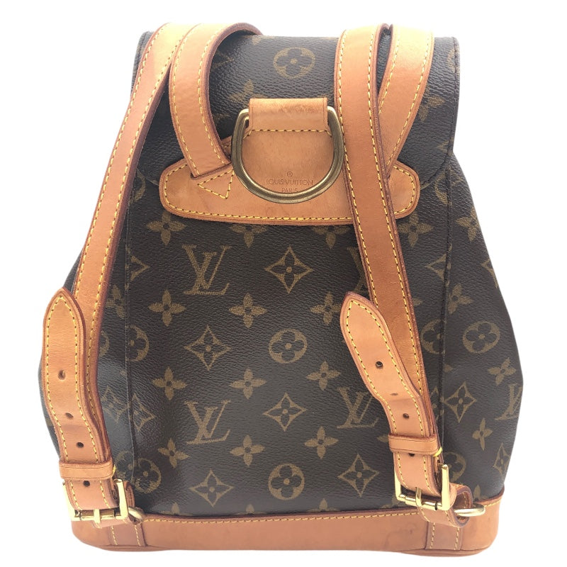 ルイ・ヴィトン LOUIS VUITTON モンスリMM M51136 ブラウン モノグラムキャンバス レディース リュック・デイパック