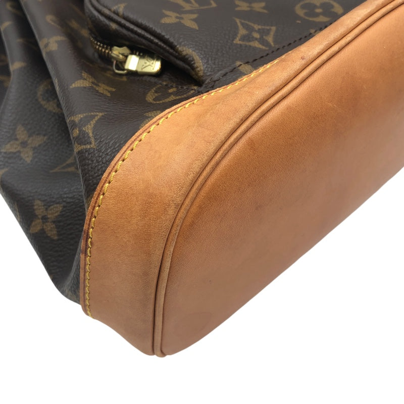 ルイ・ヴィトン LOUIS VUITTON モンスリMM M51136 ブラウン モノグラムキャンバス レディース リュック・デイパック