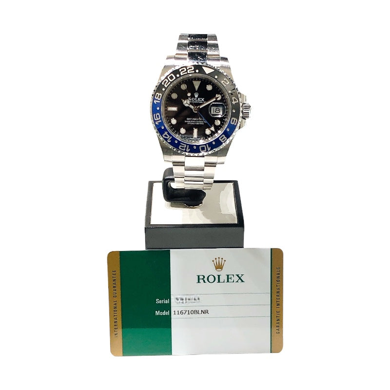 ロレックス ROLEX GMTマスター2 116710BLNR SS 自動巻き メンズ 腕時計