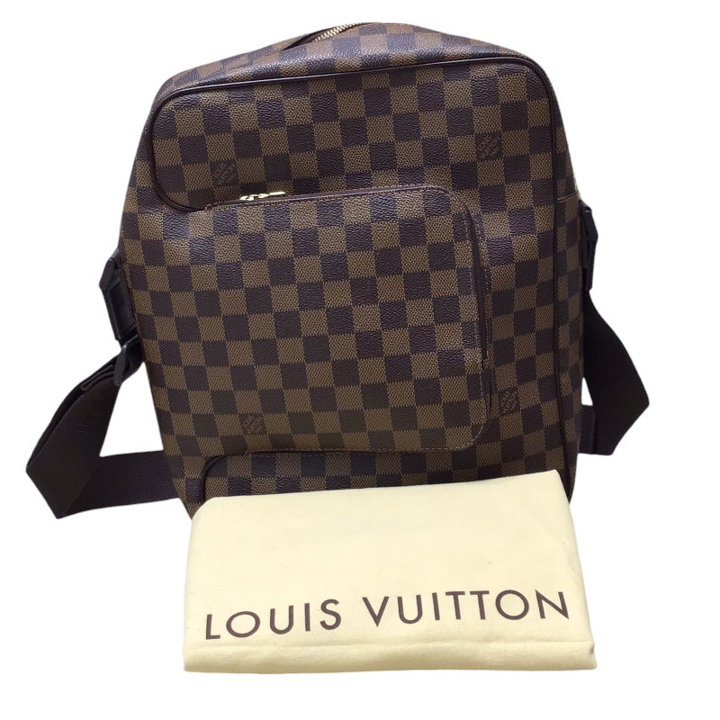 ルイ・ヴィトン LOUIS VUITTON オラフMM N41441 ブラウン ダミエキャンバス ダミエ ユニセックス ショルダーバッグ