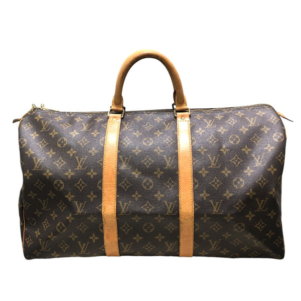 ルイ・ヴィトン LOUIS VUITTON キーポル50 M41426 ブラウン PVC レディース ボストンバッグ