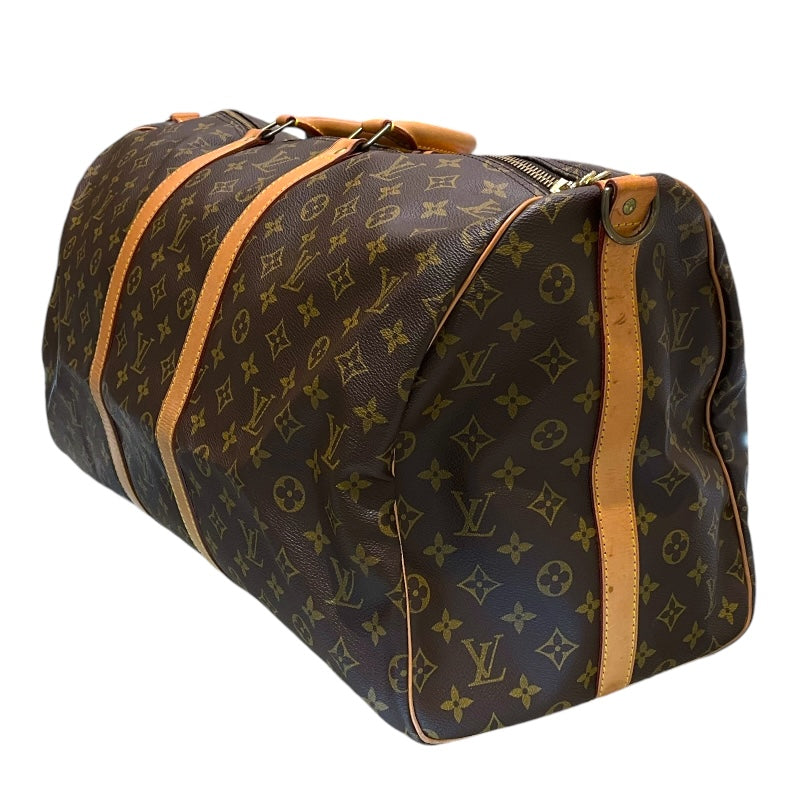 ルイ・ヴィトン LOUIS VUITTON キーポル・バンドリエール55 M41414 ブラウン/ゴールド金具 モノグラム レディース ボス |  中古ブランドリユースショップ OKURA(おお蔵)