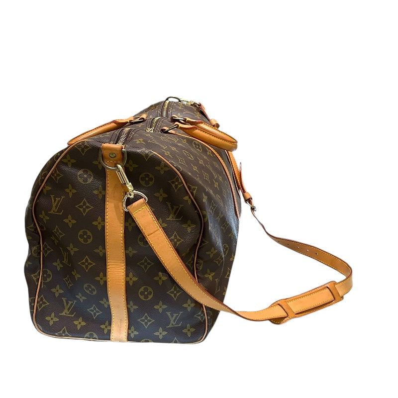 ルイ・ヴィトン LOUIS VUITTON キーポル・バンドリエール55 M41414 ブラウン/ゴールド金具 モノグラム レディース ボス |  中古ブランドリユースショップ OKURA(おお蔵)