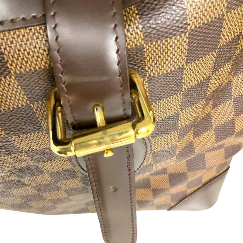 ルイ・ヴィトン LOUIS VUITTON ハムステッドMM N51204 ブラウン/ゴールド金具 モノグラム レディース トートバッグ