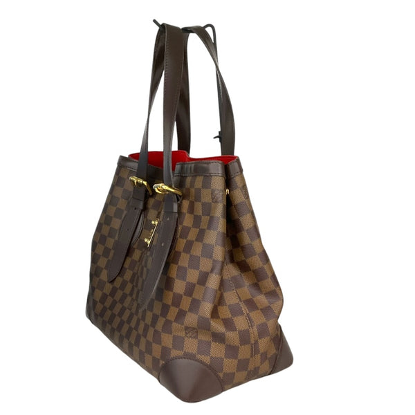 ルイ・ヴィトン LOUIS VUITTON ハムステッドMM N51204 ブラウン/ゴールド金具 モノグラム レディース トートバッグ