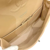 シャネル CHANEL マトラッセ25 チェーンショルダーバッグ A01112 14番台 ベージュ シルバー金具 キャビアスキン レディース ショルダーバッグ