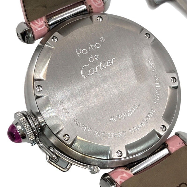 カルティエ Cartier パシャC ウィンターフラワー 2007年クリスマス限定モデル W3109699 SS 自動巻き レディース 腕時計