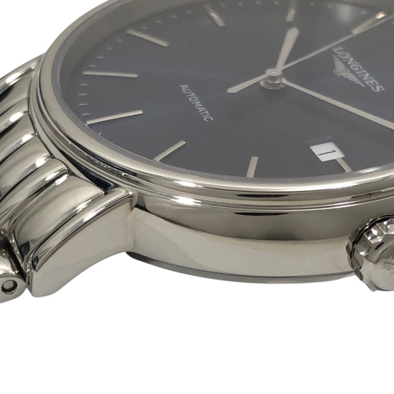 ロンジン LONGINES プレザンス L4.922.4.92.6 ブルー SS 自動巻き メンズ 腕時計