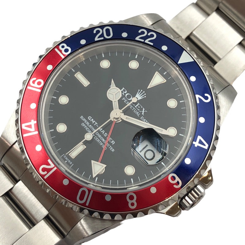 ロレックス ROLEX GMTマスター　U番 16700 SS メンズ 腕時計