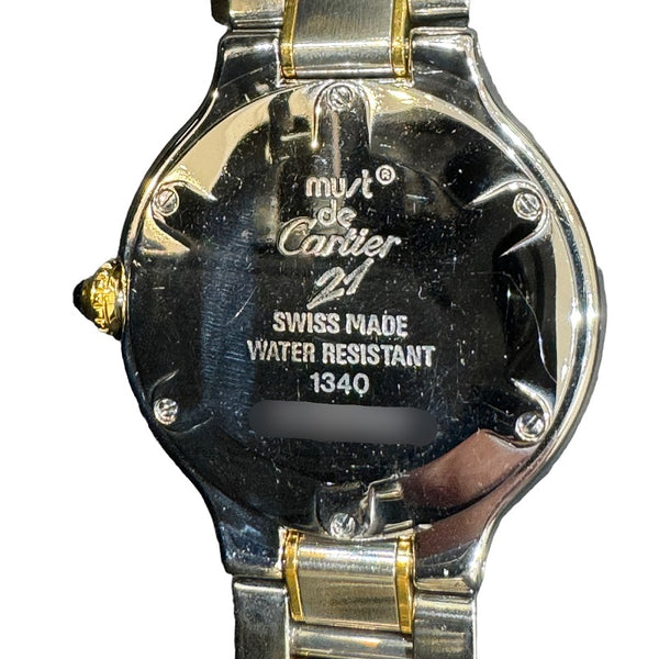 カルティエ Cartier マスト21 W10073R6 シルバー ステンレススチール レディース 腕時計