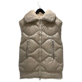 モンクレール MONCLER　ACHARD　リバーシブルファーベスト フェイクファー ポリエステル レディース ダウンベスト