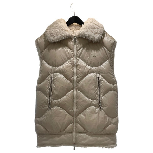 モンクレール MONCLER　ACHARD　リバーシブルファーベスト フェイクファー ポリエステル レディース ダウンベスト