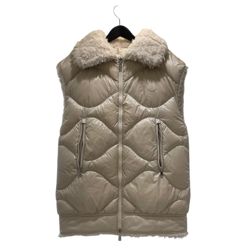 モンクレール MONCLER　ACHARD　リバーシブルファーベスト フェイクファー ポリエステル レディース ダウンベスト