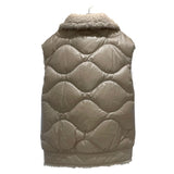 モンクレール MONCLER　ACHARD　リバーシブルファーベスト フェイクファー ポリエステル レディース ダウンベスト