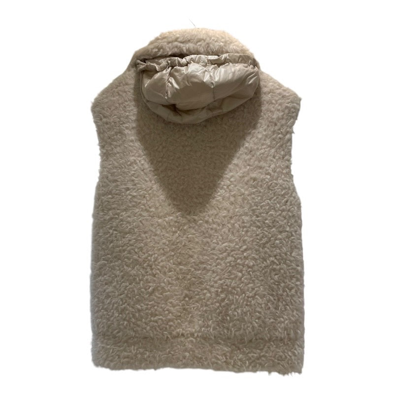 モンクレール MONCLER　ACHARD　リバーシブルファーベスト フェイクファー ポリエステル レディース ダウンベスト