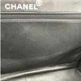 シャネル CHANEL マトラッセ Wフェイス フラップ バッグ 4番台 ブラック SV金具 コットンジャージー レディース ハンドバッグ