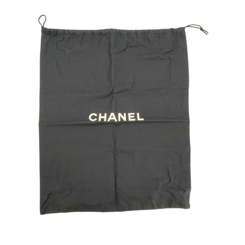 シャネル CHANEL マトラッセ Wフェイス フラップ バッグ 4番台 ブラック SV金具 コットンジャージー レディース ハンドバッグ