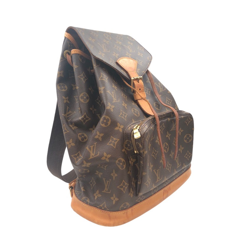 ルイ・ヴィトン LOUIS VUITTON モンスリMM M51136 モノグラム PVC レディース リュック・デイパック