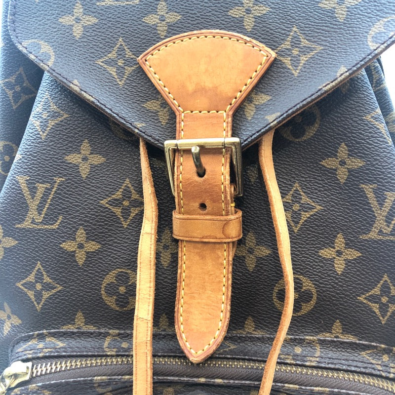 ルイ・ヴィトン LOUIS VUITTON モンスリMM M51136 モノグラム PVC レディース リュック・デイパック