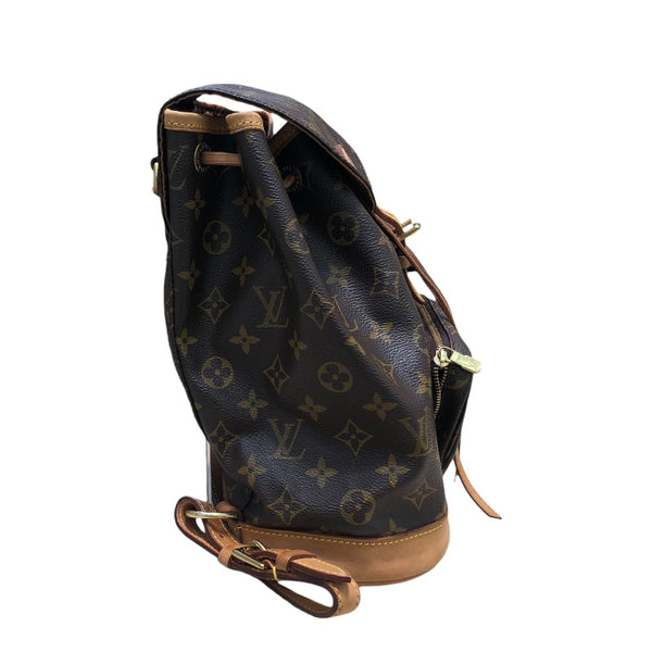 ルイ・ヴィトン LOUIS VUITTON モンスリMM M51136 ブラウン モノグラムキャンバス モノグラム ユニセックス リュック・デイパック