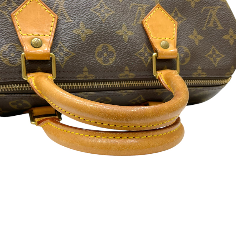 ルイ・ヴィトン LOUIS VUITTON スピーディ30 M41526 ブラウン モノグラム・キャンバス/レザー   レディース ボストンバッグ