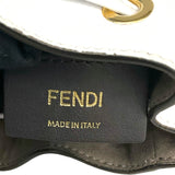 フェンディ FENDI モントレゾールミニ 8BS010 ホワイト レザー レディース ショルダーバッグ