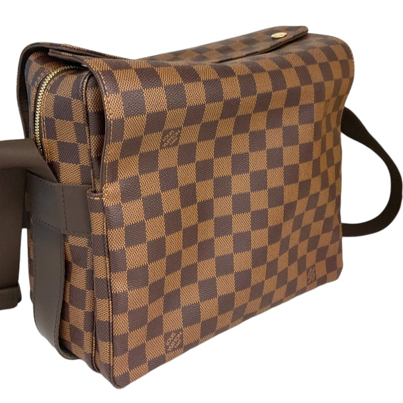 ルイ・ヴィトン LOUIS VUITTON ナヴィグリオ N45255 ブラウン/ゴールド金具 ダミエ レディース ショルダーバッグ