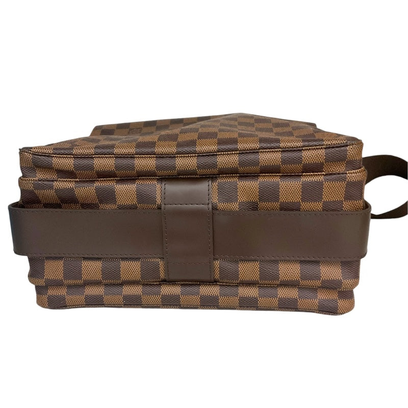 ルイ・ヴィトン LOUIS VUITTON ナヴィグリオ N45255 ブラウン/ゴールド金具 ダミエ レディース ショルダーバッグ