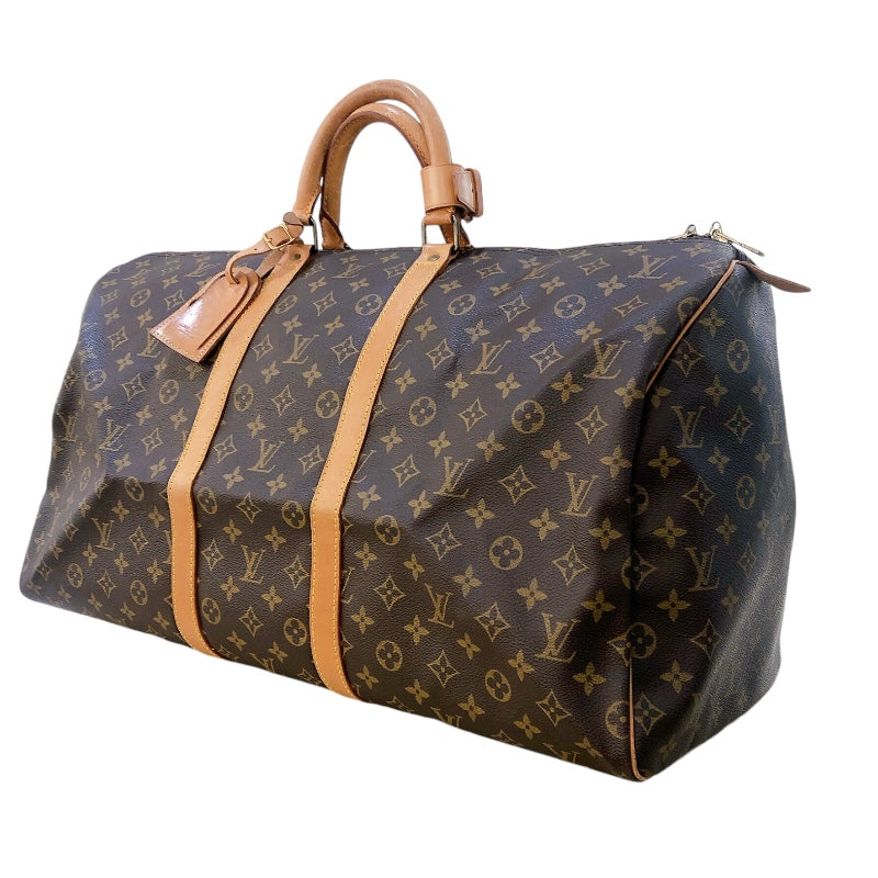 ルイ・ヴィトン LOUIS VUITTON キーポル55 M41424 ブラウン モノグラムキャンバス モノグラム レディース ボストンバッグ