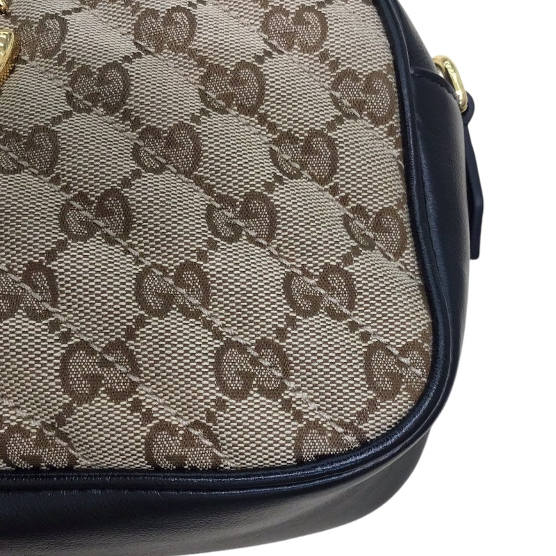 グッチ GUCCI ＧＧマーモントキャンバスバッグ 447632 ベージュ GGキャンバス GGキャンバス　レザー ユニセックス ショルダーバッグ