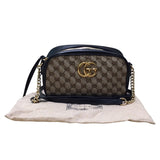 グッチ GUCCI ＧＧマーモントキャンバスバッグ 447632 ベージュ GGキャンバス GGキャンバス　レザー ユニセックス ショルダーバッグ