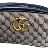 グッチ GUCCI ＧＧマーモントキャンバスバッグ 447632 ベージュ GGキャンバス GGキャンバス　レザー ユニセックス ショルダーバッグ