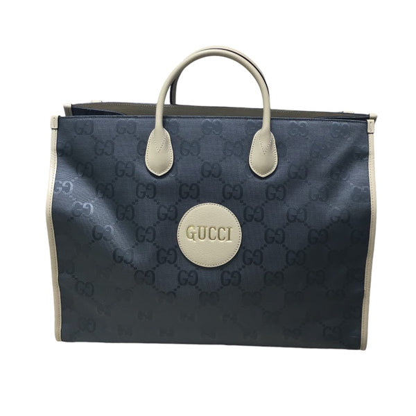 グッチ GUCCI オブザグリッドトートバッグ 630353 グレー ナイロン ナイロン　レザー ユニセックス ショルダーバッグ