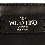ヴァレンティノ VALENTINO VLTNロゴトートバッグ ブラック/シルバー金具 レザー ユニセックス トートバッグ