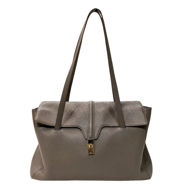 セリーヌ CELINE セーズ16　ラージ 194043 ブラウン×ゴールド金具 カーフ レディース ショルダーバッグ