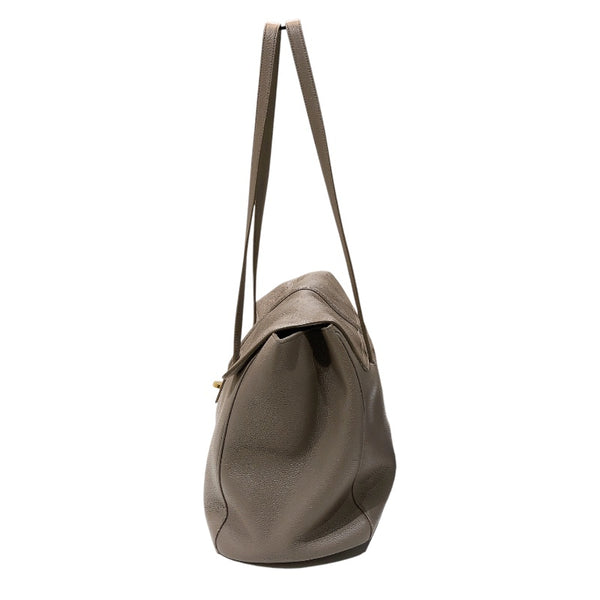 セリーヌ CELINE セーズ16　ラージ 194043 ブラウン×ゴールド金具 カーフ レディース ショルダーバッグ