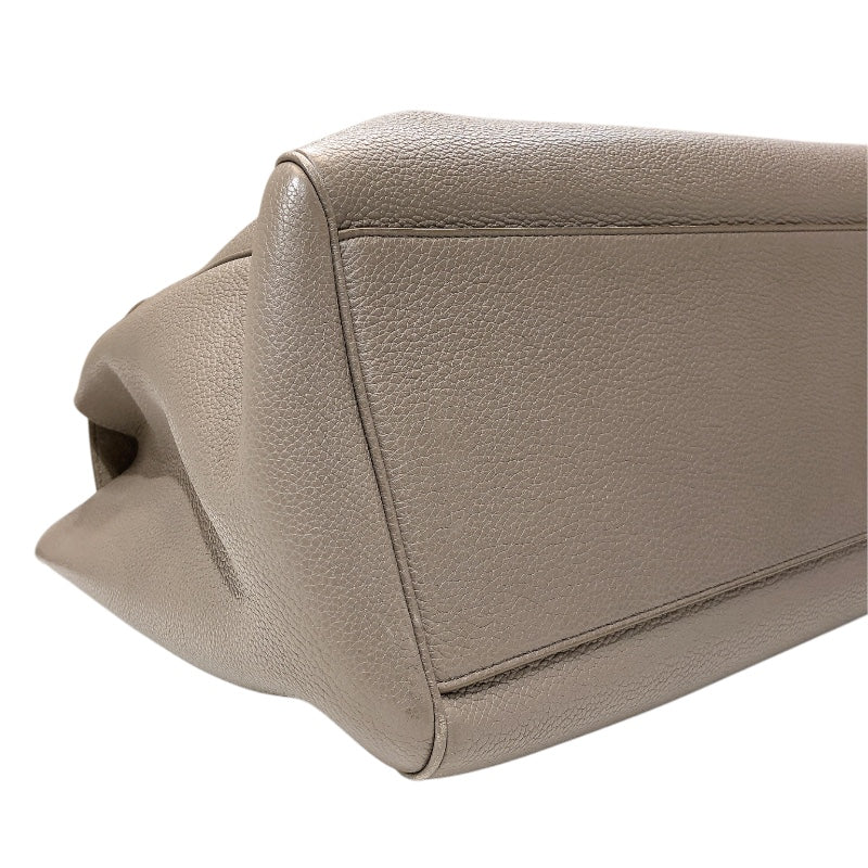 セリーヌ CELINE セーズ16　ラージ 194043 ブラウン×ゴールド金具 カーフ レディース ショルダーバッグ