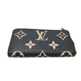 ルイ・ヴィトン LOUIS VUITTON ジッピーウォレット M80481 ブラック モノグラムアンプラント ユニセックス 長財布