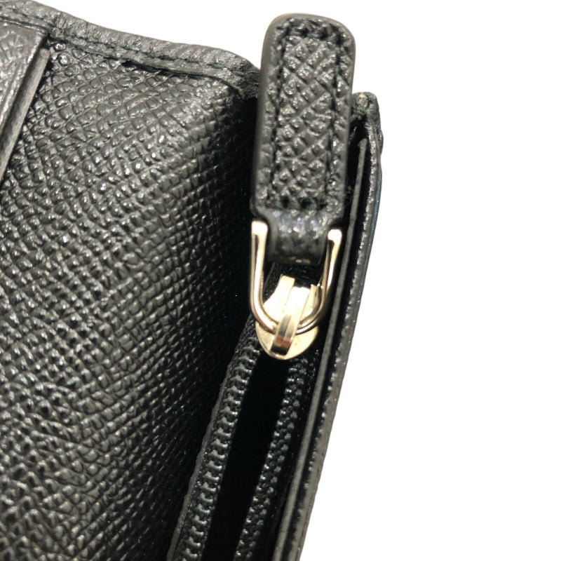 ブルガリ BVLGARI BVLGARI Rosenrthal 二つ折り長財布 グレインカーフレザー メンズ 長財布