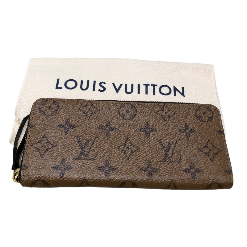 ルイ・ヴィトン LOUIS VUITTON ポルトフォイユ・クレマンス M82336 ブラウン モノグラムリバース ユニセックス 長財布 |  中古ブランドリユースショップ OKURA(おお蔵)