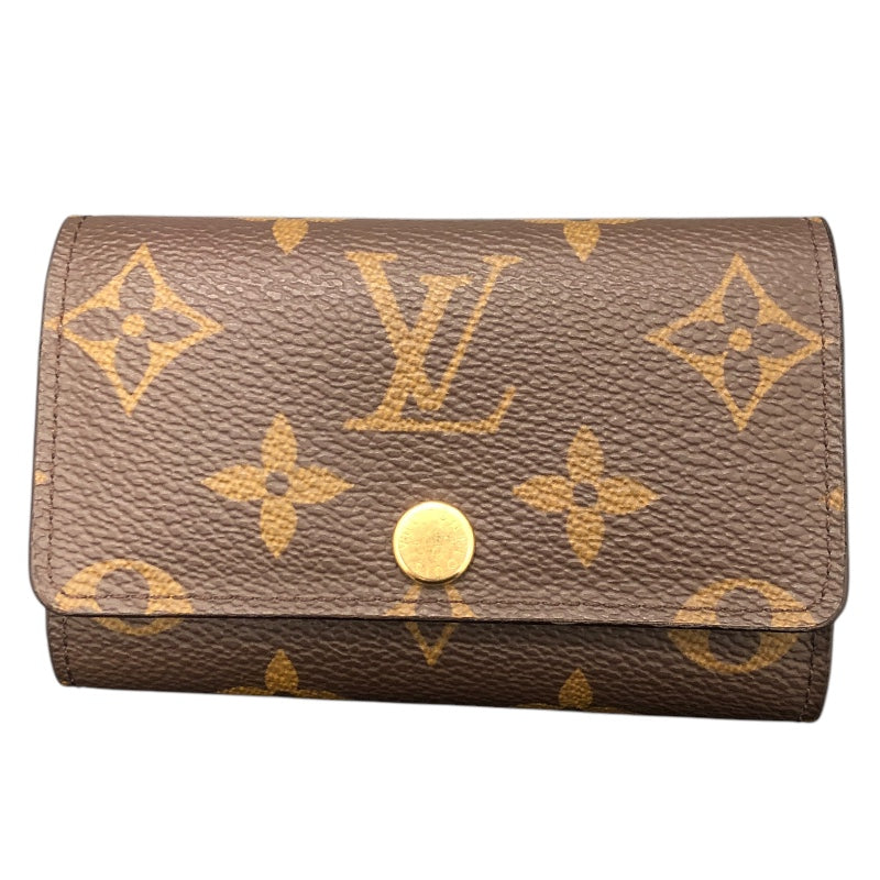 ルイ・ヴィトン LOUIS VUITTON ミュルティクレ6 M62630 PVC レディース キーケース
