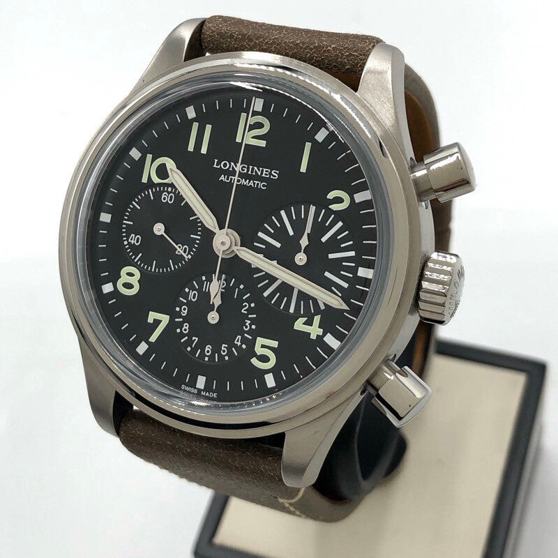 ロンジン LONGINES アヴィケーション ビッグアイ L2.816.4.53.2