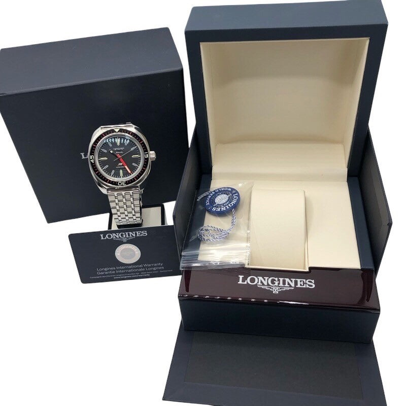 ロンジン LONGINES ウルトラクロンボックス　エディション L2.836.4.52.9 ステンレス メンズ