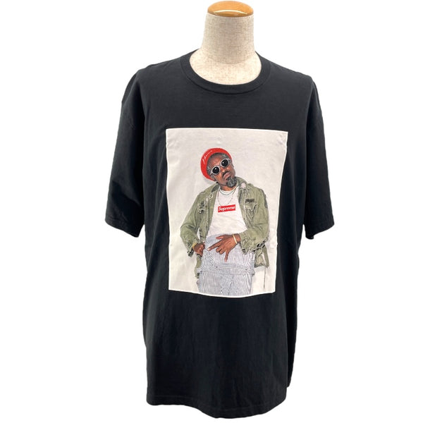 シュプリーム SUPREME Andre3000 Tee ブラック コットン メンズ 半袖Ｔシャツ