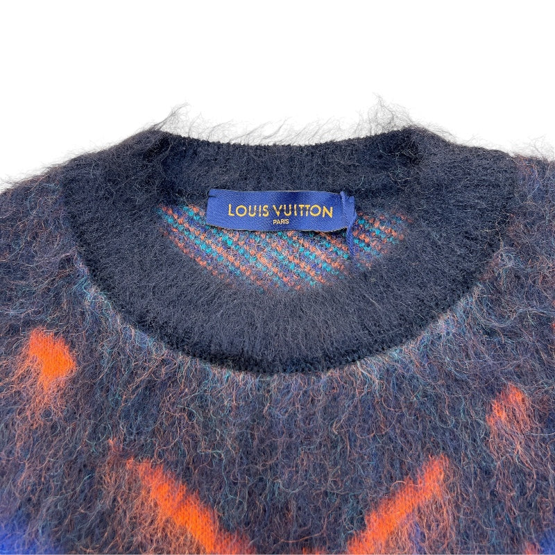 ルイ・ヴィトン LOUIS VUITTON バタフライモチーフモヘア混ニット 