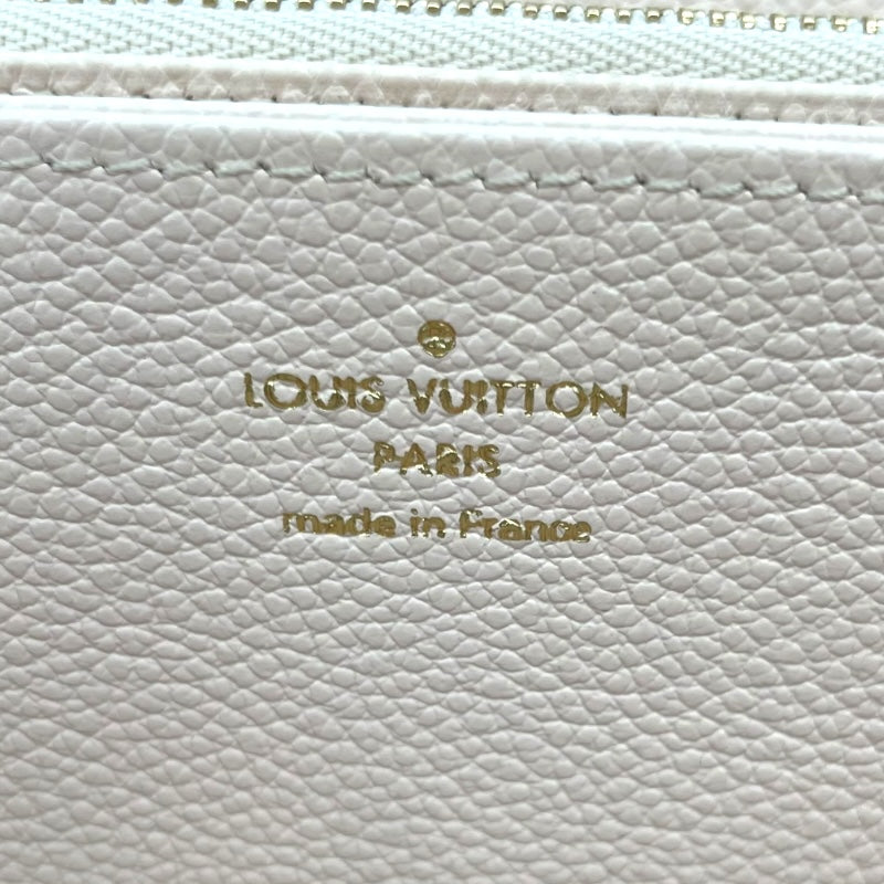 ルイ・ヴィトン LOUIS VUITTON ジッピーウォレット M80402 クレームサフラン モノグラム /アンプラント レディース 長財布