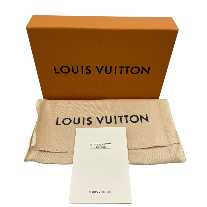 ルイ・ヴィトン LOUIS VUITTON ジッピー・ウォレット N41661 ブラウン ダミエキャンバス ユニセックス 長財布